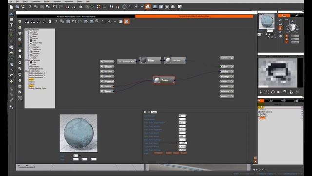VUE: Creating algae with a foam material layer смотреть онлайн
