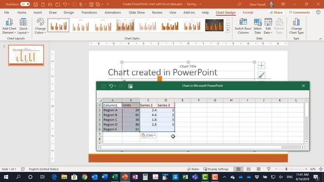 Excel Chart Tip: Create a graph in PowerPoint using data from Excel смотреть онлайн