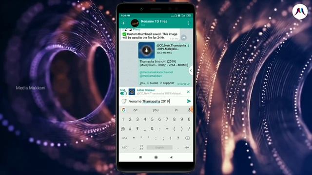 HOW TO CHANGE TELEGRAM FILE RENAME AND THUMBNAIL | MEDIA MAKKANI смотреть онлайн