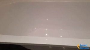 Аллованна. Установка ванны из литьевого мрамора Marmo Bagno Лучия 170х70