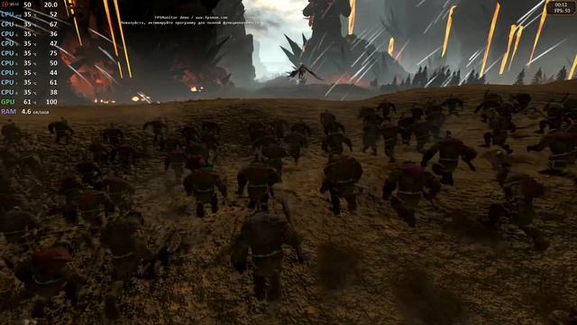 AMD FX8320 + XFX R9 390 Black Edition Total War WARHAMMER смотреть онлайн