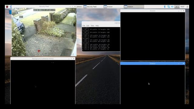 OpenCV 3 and Python 3 motion detection on a Raspberry Pi 3 using Mog2 Background Subtraction смотреть онлайн