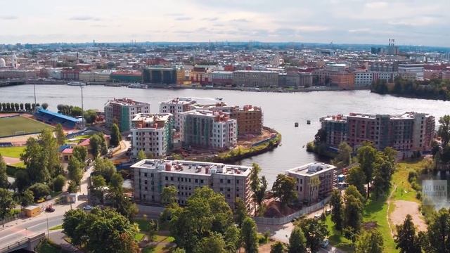 Аэросъемка. Видеосъемка СПБ. Москва. для элитного ЖК "Royal Park" Строительной компании Кортрос. смотреть онлайн