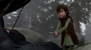 Первая встреча иккинга и беззубика-как приучить дракона