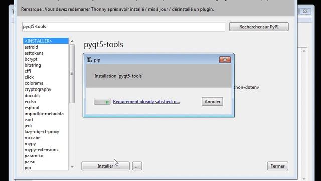 Installer Qt5 avec Thonny смотреть онлайн