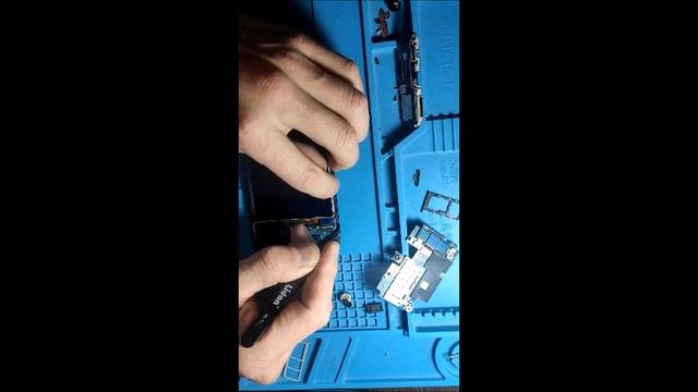 Самсунг А50 замена дисплея Samsung Galaxy A50 SM-A505F display replacement смотреть онлайн