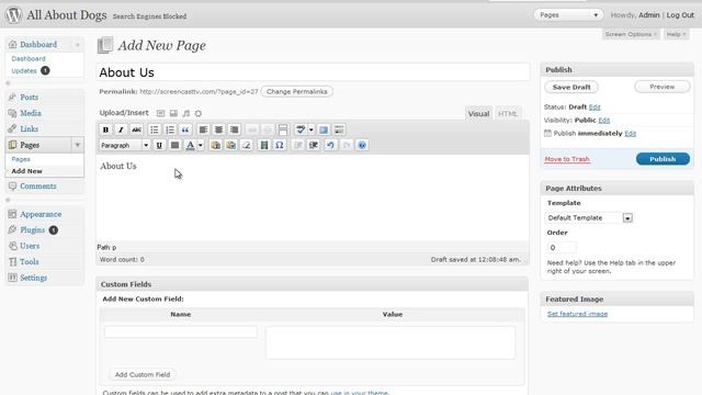 Learn Wordpress Tutorials - Pages Versus Posts смотреть онлайн