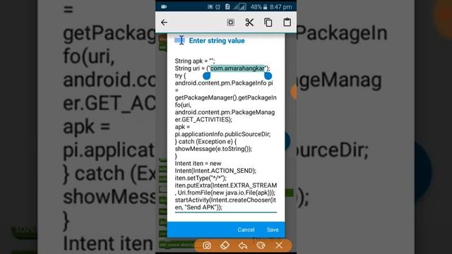 How to add apk share button in your sketchware app own apk share смотреть онлайн