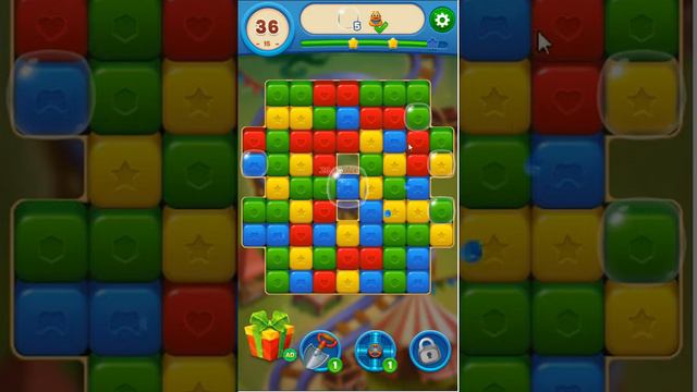 Toy Brick Crush Level 15 - No Boosters смотреть онлайн