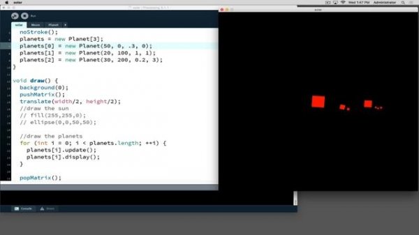 programming rotation in Processing