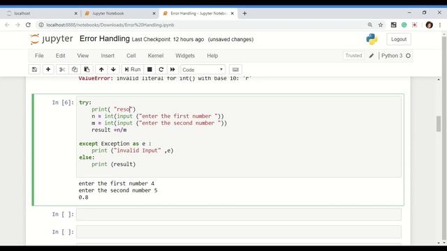 6) Error Handling in Python | Try and Except python | ELSE | FINALLY Ranjan Sharma смотреть онлайн