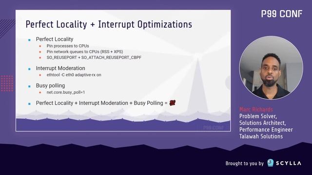 P99 CONF: Extreme HTTP Performance Tuning: 1.2M API req/s on a 4 vCPU EC2 Instance смотреть онлайн