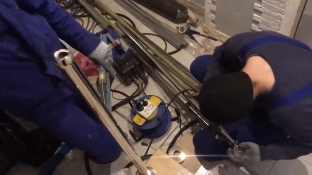 Перила из нержавейки за 2 часа своими руками! смотреть онлайн