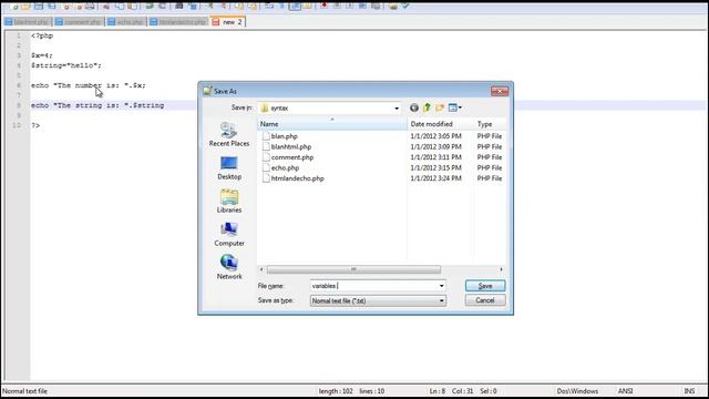 Basics PHP:- Lecture 3: Variables смотреть онлайн