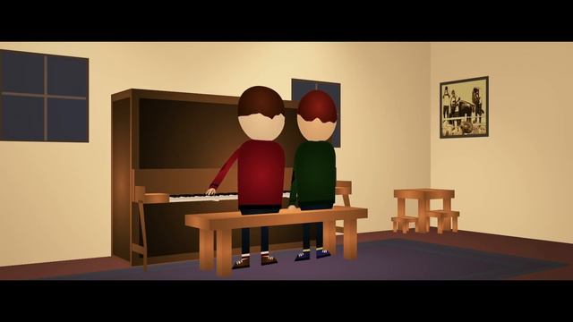 Cartoon Piano Duo - Animated Short - Jake Weber смотреть онлайн