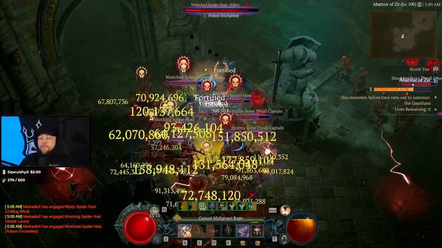 TIER 20 AoZ CLEARED WITH CHAINS HOTA NO EXPLOITS Diablo 4 Season 2 смотреть онлайн