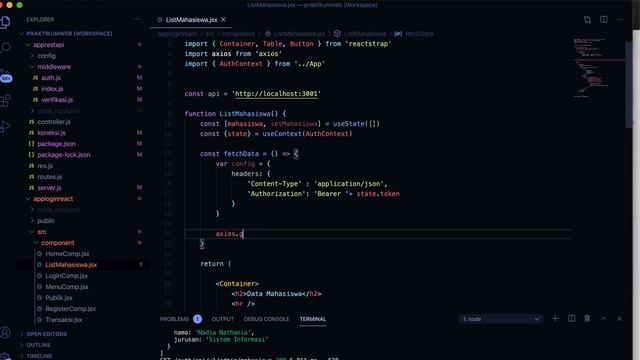 React Tutorial #42 React Hooks Login Verifikasi JWT (JSON Web Token) #3 | Tutorial ReactJS Indonesi смотреть онлайн