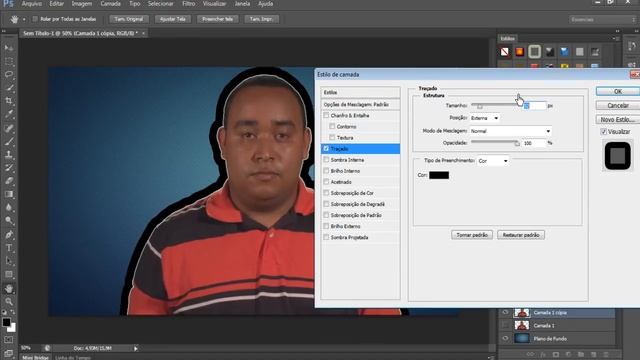 Como fazer contorno em uma imagem no Photoshop CS6 смотреть онлайн