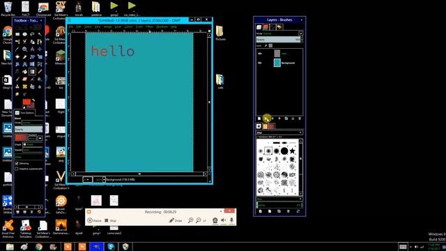 GIMP TUTORIAL free, opensource photoshop alternative смотреть онлайн