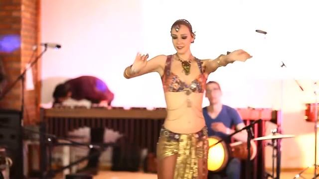 ЭТНО DRUM fest зима 2015 -Tribal Fusion Tabla solo Svetlana and Alexey Bulash смотреть онлайн