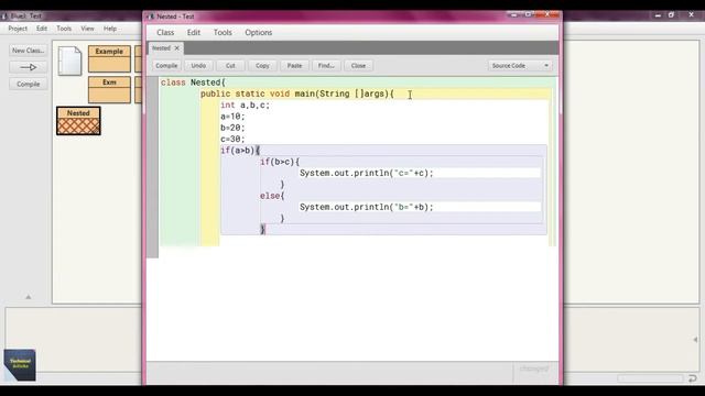 Nested If-Else Statement in Java using BlueJ | BlueJ IDE | ICSE IX & X | Java смотреть онлайн