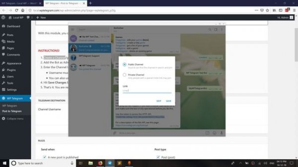 WP Telegram | How to send WordPress Posts automatically to Telegram