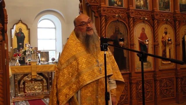 14.08.2022г "Изнесение Честны́х Древ Животворящего Креста Господня" Проповедь прот. Геннадия Заридз смотреть онлайн