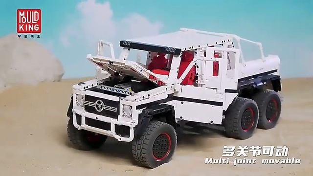Mercedes amg 6x6 G700 Brabus Artic 3686pcs | Targa Toys смотреть онлайн