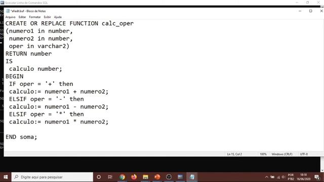 FUNCTION (Funções no Oracle) - Aula 04 - Dados diferentes e utilizando IF смотреть онлайн