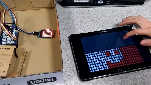 Panneau à LED Arduino Python Kivy смотреть онлайн