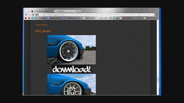 mods de lfs de llantas creado por alexis cejas (LAS LLANTAS SON DE XRG) y con algunos autos смотреть онлайн