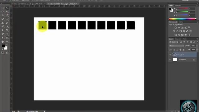 Photoshop - Create Multiple copies of any Shape or image using shortcut keys! смотреть онлайн