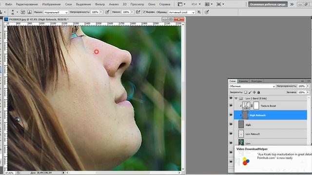 Быстрая ретушь с Retouch Panel | Photoshop смотреть онлайн