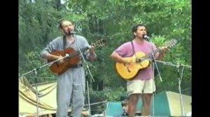 Алексей Иващенко и Георгий Васильев ("Иваси") на Грушинском фестивале 1998 г. "Одуванчиков дым"