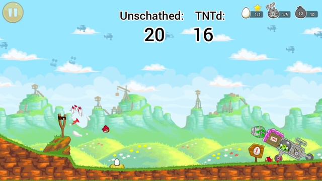 Using TNT and other TRICKS to win the Angry Birds Egg Defender PACIFIST run! | Ending смотреть онлайн