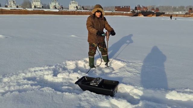 самодельный электро ледобур. смотреть онлайн