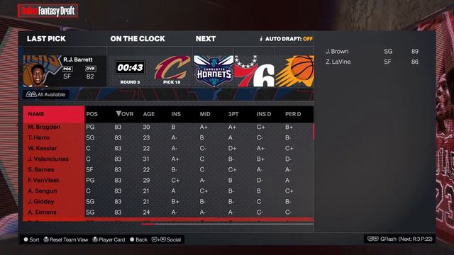 NBA 2K24 Online MyNBA - Live Fantasy Draft! смотреть онлайн