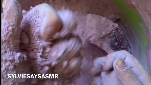 Dusty Rose Sky Reforms 🥀 • Crunchy Gymchalk Mix • Oddly Satisfying • Powder ASMR