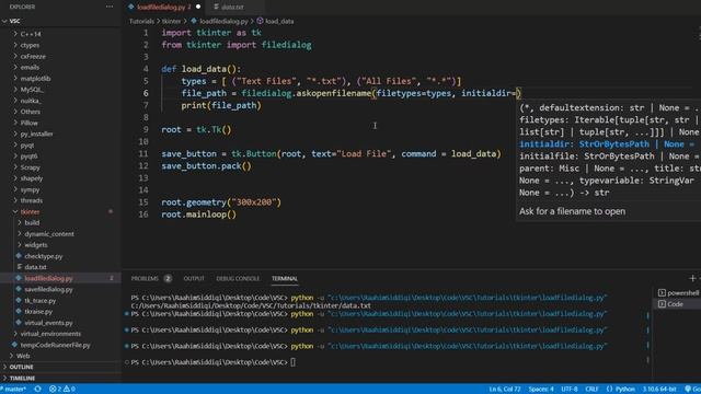 Python Tkinter File Dialogs: Opening Files from your File-system смотреть онлайн