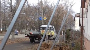 установка заборов при помощи х кронштейнов
