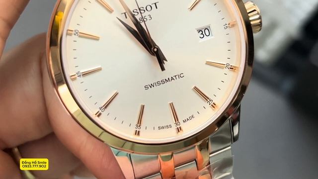 Tissot Classic Dream Swissmatic  Rose Gold T129.407.22.031.00 T1294072203100 | Đồng Hồ Smile