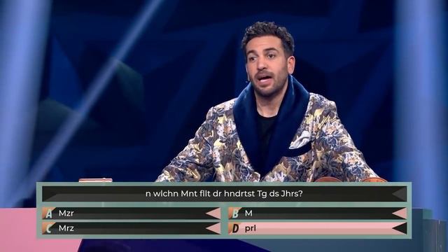 Vokale haben keine Lobby - Vier Antworten und eine Frage | Wer stiehlt mir die Show? | ProSieben смотреть онлайн