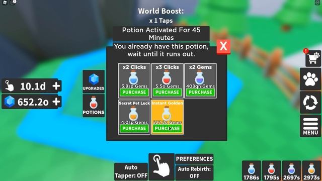 ЗОЛОТАЯ СЕКРЕТКА В ТАППИНГ МАНИЯ! ROBLOX Tapping Mania смотреть онлайн