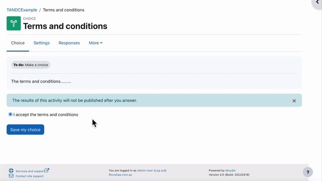Did you know? - You can setup a TERMS and CONDITIONS page to RESTRICT ACCESS to a course in MOODLE смотреть онлайн