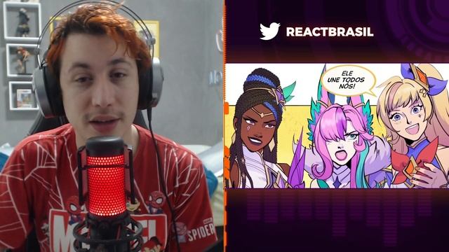Wild Rift Motion Comic | Guardiãs Estelares | Perfeita Sincronia | REACT DO MORENO смотреть онлайн