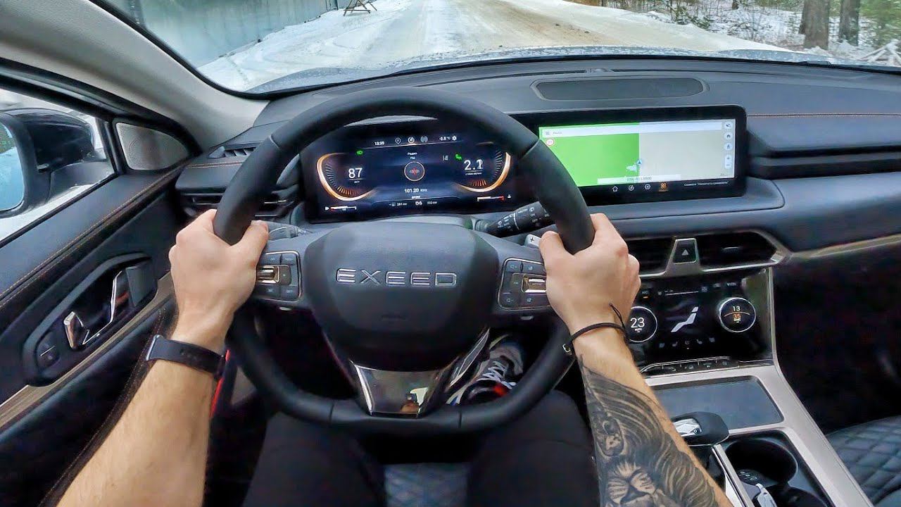 2022 EXEED TXL 2.0 AT - POV TEST DRIVE смотреть онлайн