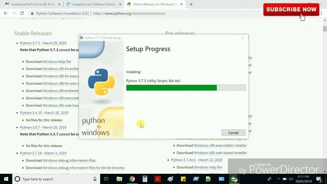 Python installation on Windows OS HD смотреть онлайн