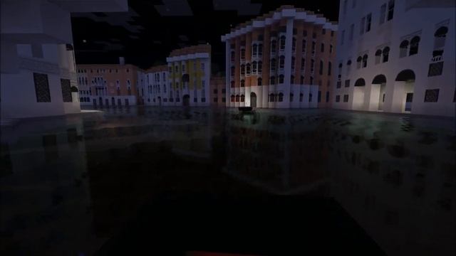 Minecraft Venice at night w/ water shader смотреть онлайн