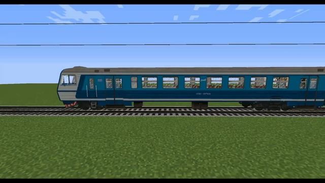 Электричка ЭД9М в Майнкрафт Immersive Railroading смотреть онлайн