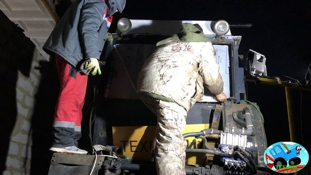 Монтаж заднего стекла трактора ДТ 75 АГРОМАШ ТГ 90 смотреть онлайн